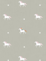 Sophie Allport Linen Natural Kids Unicorn Made To Measure Roller Blind - Image 3 of 4