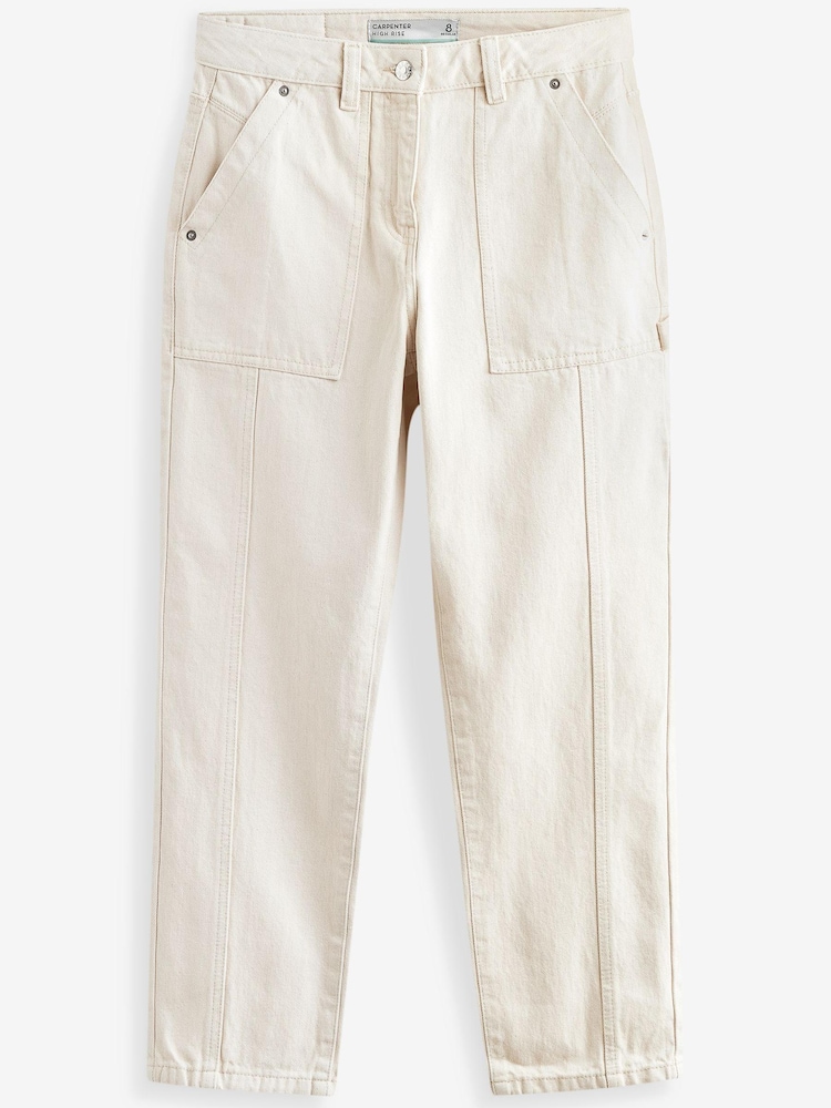 Ecru Carpenter Jeans - Image 4 of 4