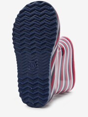 Red/Navy Blue/White Stripe Wellies - Image 3 of 3