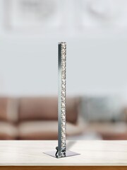 Searchlight Chrome Zenni Table Lamp - Image 1 of 3