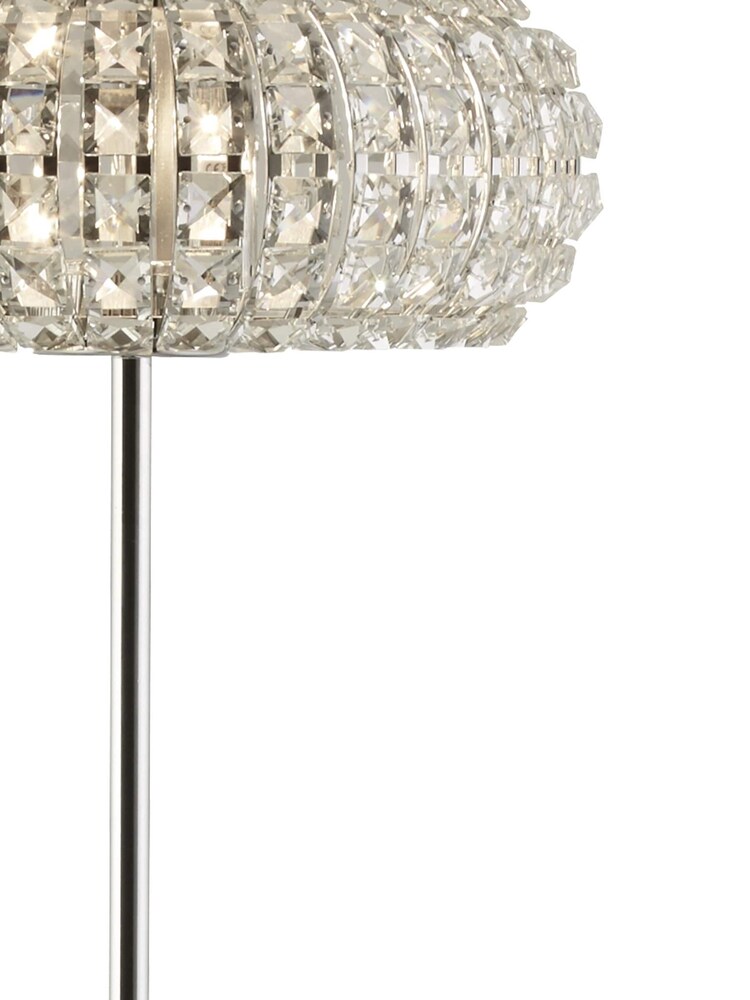 Searchlight Chrome Chardon Floor Lamp - Image 3 of 3