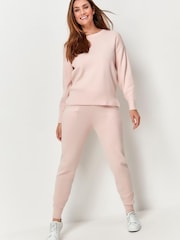 M&Co Pink Soft Knitted Lounge Joggers - Image 1 of 5