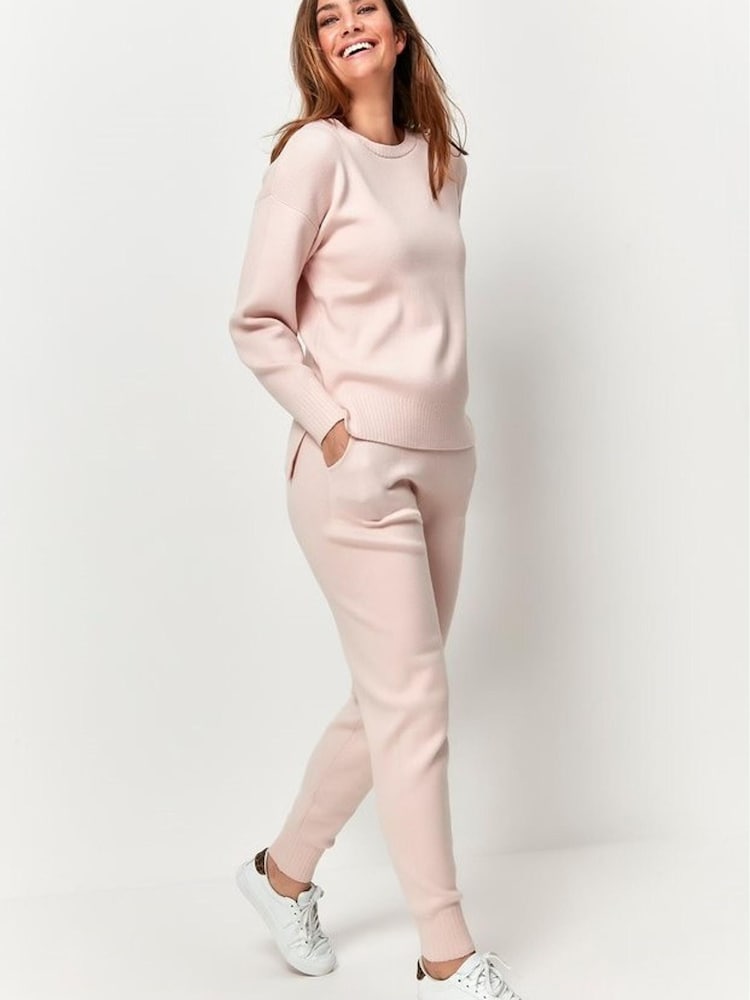 M&Co Pink Soft Knitted Lounge Joggers - Image 2 of 5