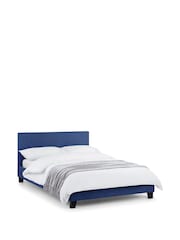 Julian Bowen Blue Rialto Linen Bed - Image 2 of 3