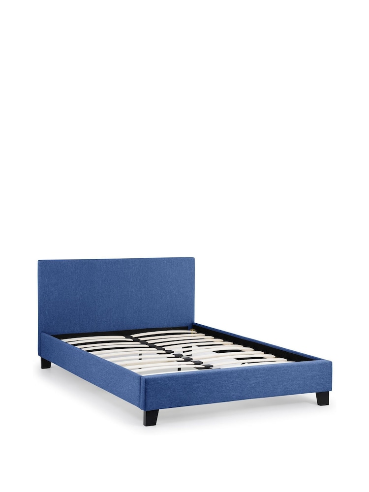 Julian Bowen Blue Rialto Linen Bed - Image 3 of 3