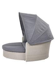 Pacific Grey Outdoor Bermuda Garden Day Bed - Image 5 of 9
