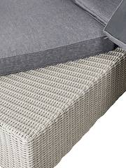 Pacific Grey Outdoor Bermuda Garden Day Bed - Image 8 of 9