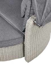 Pacific Grey Outdoor Bermuda Garden Day Bed - Image 9 of 9