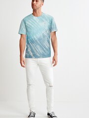 White Skinny Fit Ripped Jeans - Image 2 of 4