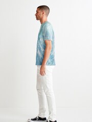 White Skinny Fit Ripped Jeans - Image 3 of 4