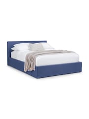 Julian Bowen Blue Rialto LiftUp Storage Linen Bed - Image 3 of 6