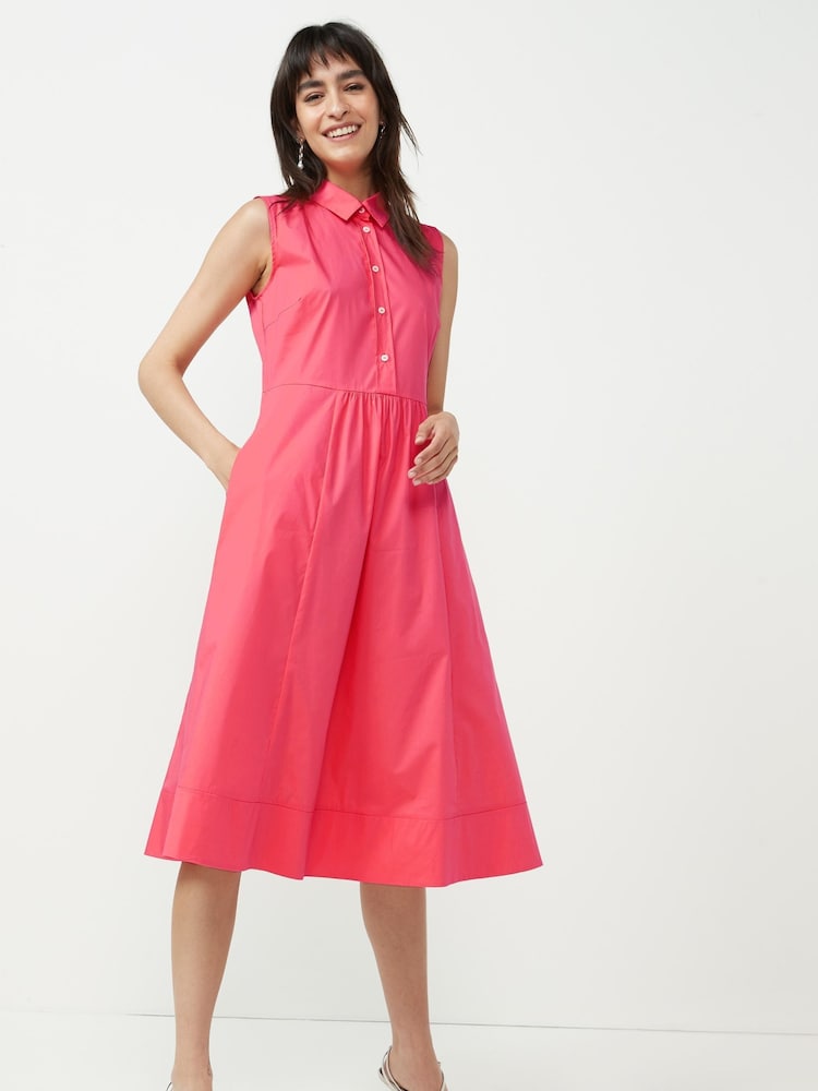 Emme Marella Faraday Sleeveless Button Collar Dress - Image 1 of 4