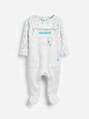 We're Going On A Bear Hunt Cream 100% Cotton Dungarees And T-Shirt Set - Изображение 1 из 1
