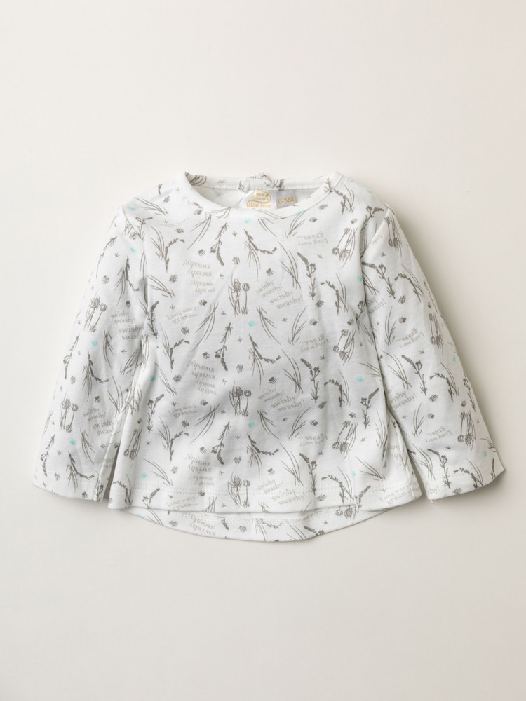 We're Going On A Bear Hunt Cream Pinafore 100% Cotton Dress And T-Shirt Set - Image 2 of 4