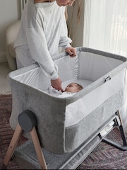 Mamas & Papas Black Lua Bedside Crib - Image 2 of 15