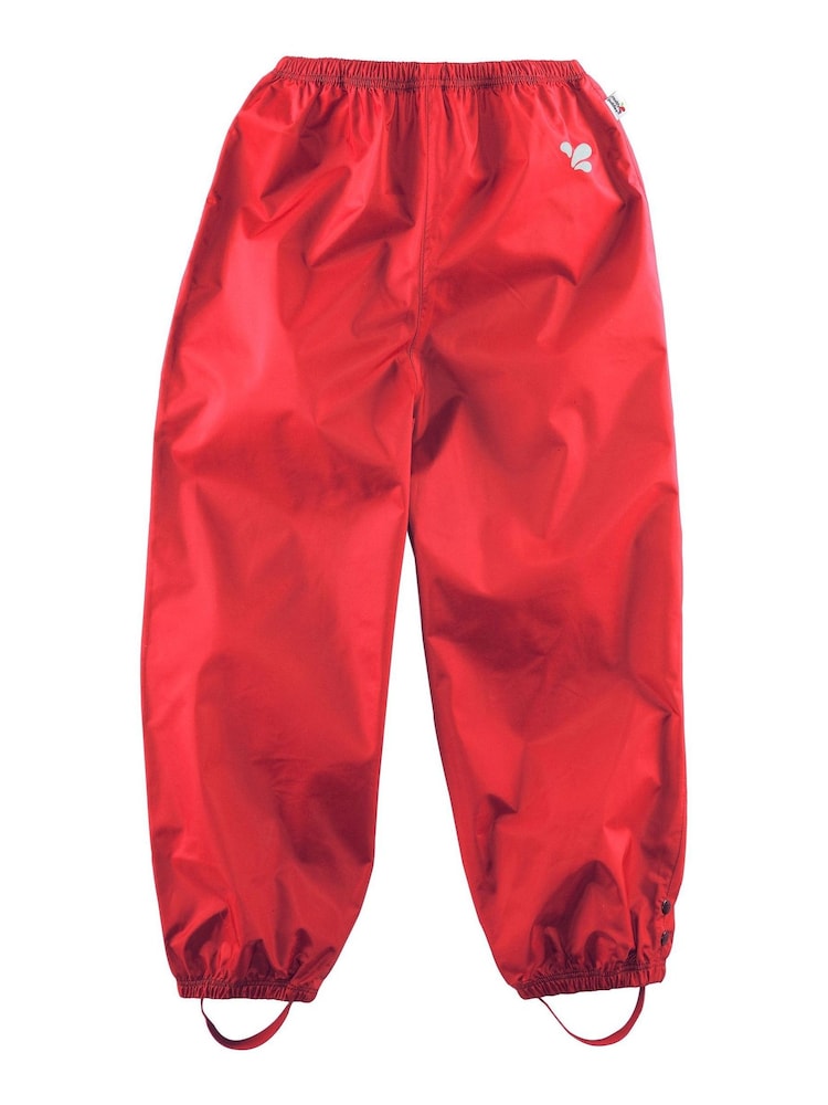 Muddy Puddles Red Originals Waterproof Over Trousers - Image 2 of 3