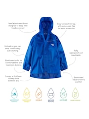 Muddy Puddles Blue Originals Waterproof Jacket - Image 4 of 4