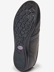 Navy Blue Standard Fit (F) School Leather Lace-Up Brogues - Image 4 of 4