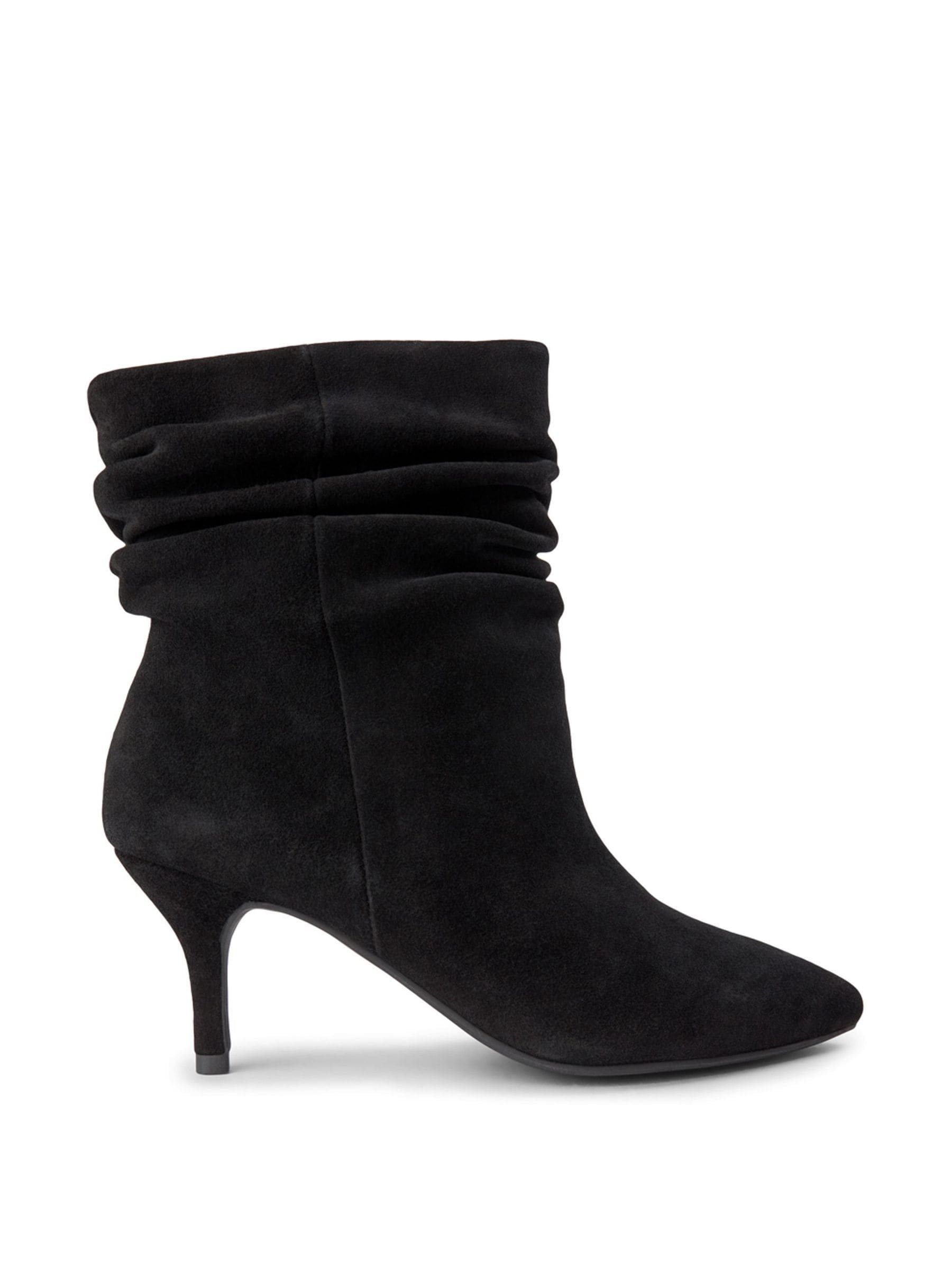 Buy Shoe The Bear Agnete Suede Slouch Ankle Boots from Next Luxembourg