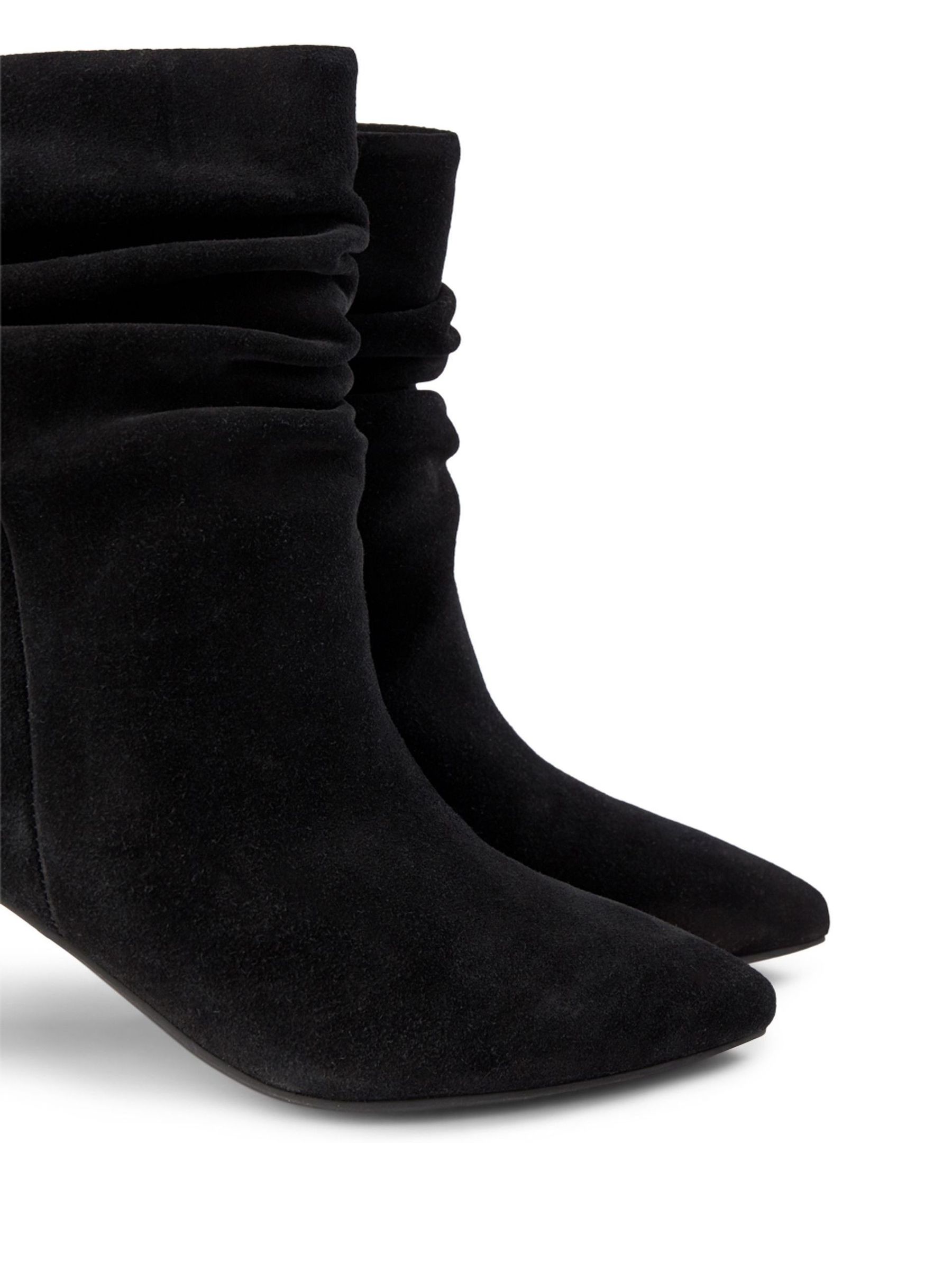 Buy Shoe The Bear Agnete Suede Slouch Ankle Boots from Next Luxembourg
