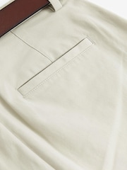 Light Stone Slim Fit Belted Soft Touch Chino Trousers - Image 7 of 7