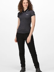 Regatta Remex II Black Polo Shirt - Image 1 of 7
