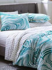 Novogratz Natural Vintage Stripe 100% Cotton Sheet - Image 2 of 3