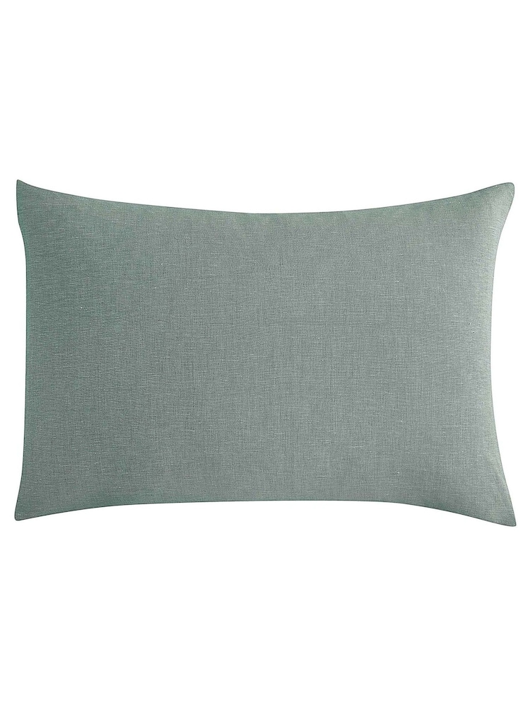 شاحب - حزمة من 2 غطاء وسادة من الكتان 100% من Lazy Linen - صورة 2 من 4 شاحب - حزمة من 2 غطاء وسادة من الكتان 100% من Lazy Linen - صورة 2 من 4