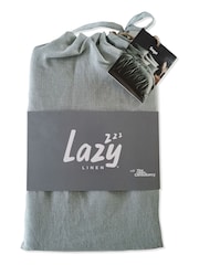Lazy Linen Oprano 100% perilo; platnen prešito pregrinjalo - Slika 2 iz 3