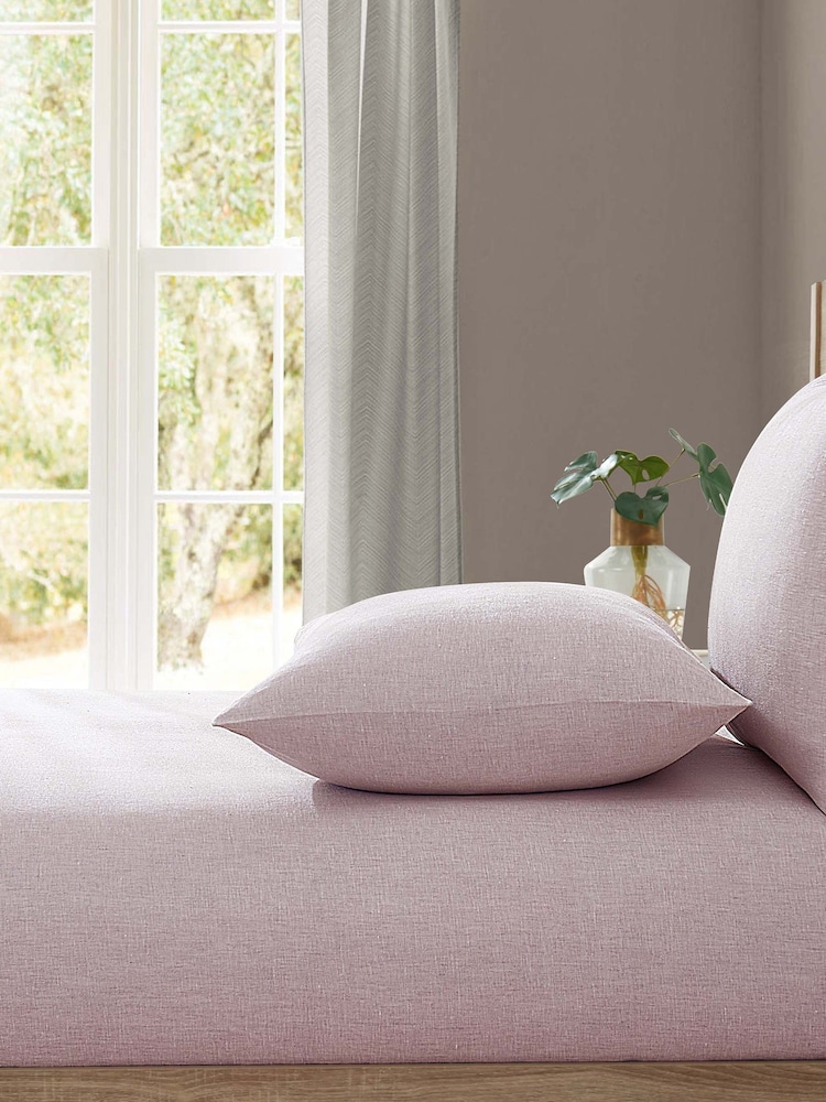 Lazy Linen gebleekt 100% linnen hoeslaken - Image 1 of 4