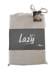 Lazy Linen Oprano 100% perilo; platnen prešito pregrinjalo - Slika 2 iz 3