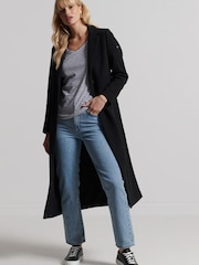 Синие прямые джинсы с завышенной талией Superdry Studios - Изображение 4 из 6