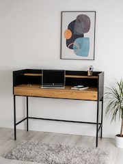 Koble Natural Oak/Black Otto Smart Desk - Image 1 of 6
