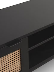 Koble Black Mia Smart Rattan TV Stand - Image 5 of 8