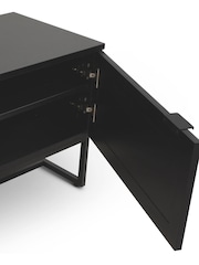 Koble Black Mia Smart Rattan TV Stand - Image 6 of 8