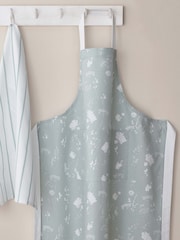 Catherine Lansfield Green Meadowsweet 100% Cotton Floral Apron - Image 1 of 3
