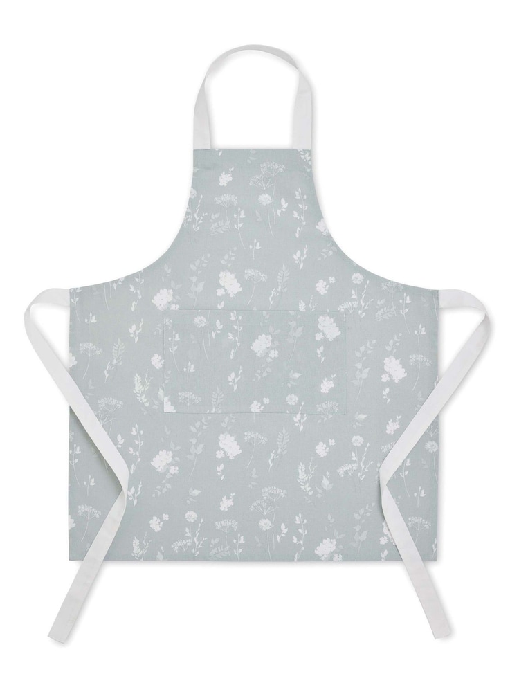 Catherine Lansfield Green Meadowsweet 100% Cotton Floral Apron - Image 3 of 3