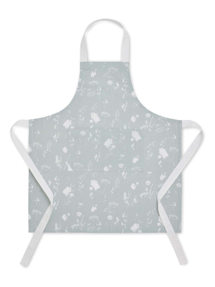 Catherine Lansfield Green Meadowsweet 100% Cotton Floral Apron - Image 3 of 3 Catherine Lansfield Green Meadowsweet 100% Cotton Floral Apron - Image 3 of 3