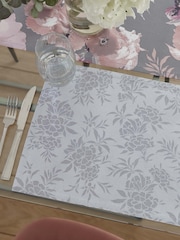 Catherine Lansfield Set of 2 Dramatic Floral Wipeable 100% Cotton Placemats - Изображение 2 из 4