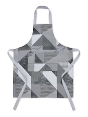 Catherine Lansfield Grey Larsson Geo 100% Cotton Apron - Image 2 of 3