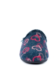 Lunar Blue Heart Mule Slippers - Image 5 of 5