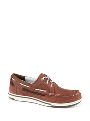 Sebago Brown Triton Leather Boat Shoes - Image 1 of 3