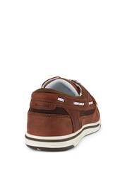 Sebago Brown Triton Leather Boat Shoes - Image 3 of 3