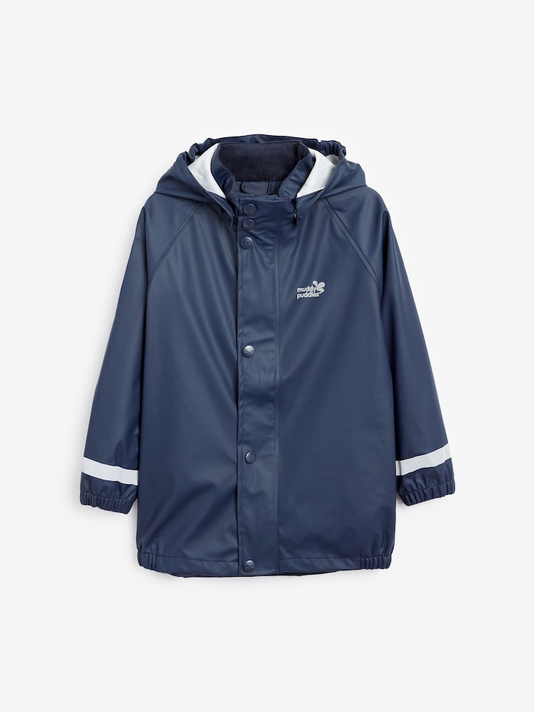 Donkerblauw - Muddy Puddles Rainy Day Waterproof Jacket - Image 4 of 6
