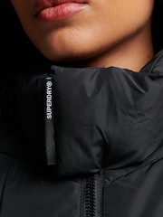 Superdry Black Non Hooded Sports Puffer Jacket - Image 3 of 3