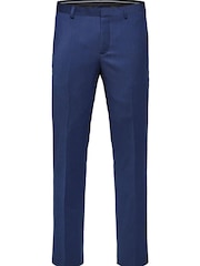 Selected Homme Blue Bill Slim Suit Trousers - Image 6 of 6