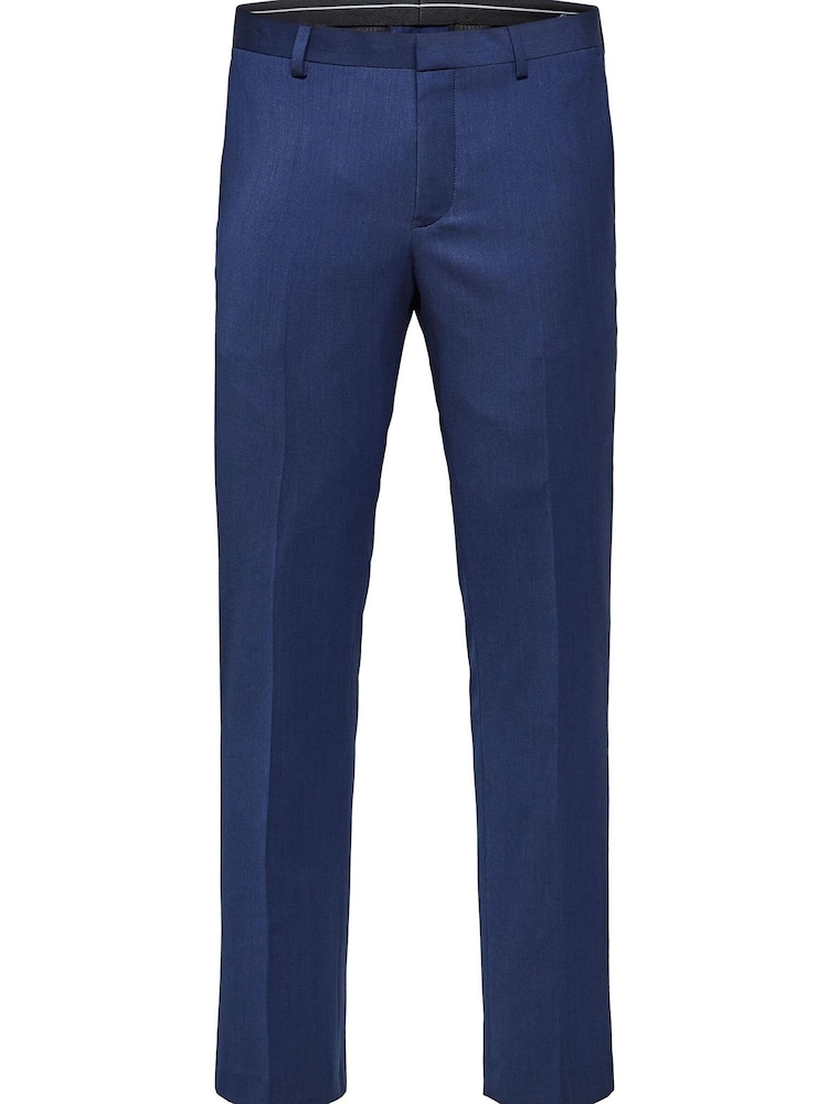 Синие зауженные костюмные брюки Selected Homme Bill - Image 6 of 6 Синие зауженные костюмные брюки Selected Homme Bill - Image 6 of 6