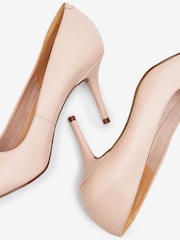 Nude Pink Regular/Wide Fit Forever Comfort® Leather Court Shoes - Image 8 of 9