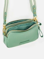 Oliver Bonas Green Cross-Body Bag - Image 6 of 7