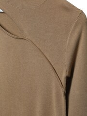 Коричневый джемпер с вырезом Sonder Studio - Image 5 of 5